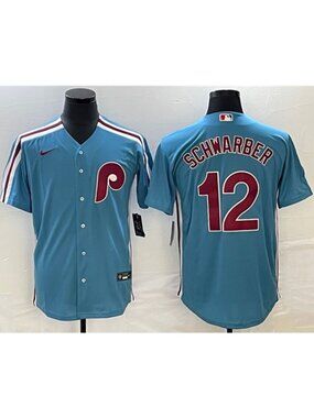 Kyle Schwarber Stitched Blue  Jersey